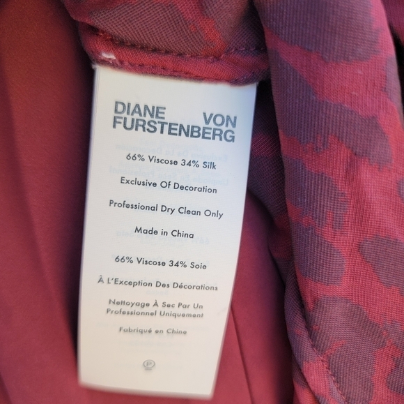 Diane Von Furstenberg Katherine Asymmetric Devoré-chiffon Wrap Dress - Picture 7 of 8